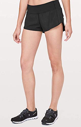 Lululemon Athletica LULULEMON Speed Up Short 4 Inseam, 10, Black