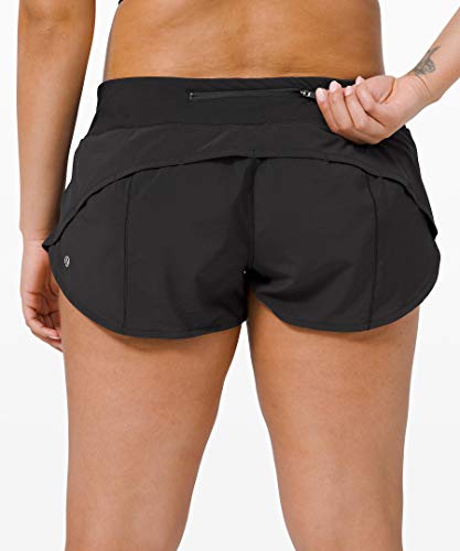 Lululemon Athletica LULULEMON Speed Up Short 4 Inseam, 10, Black