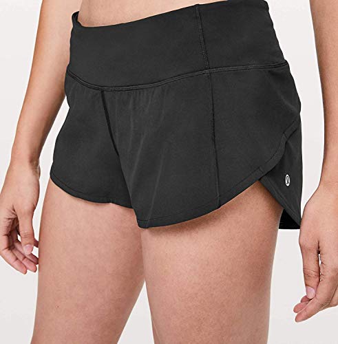 Lululemon Athletica LULULEMON Speed Up Short 4 Inseam, 10, Black