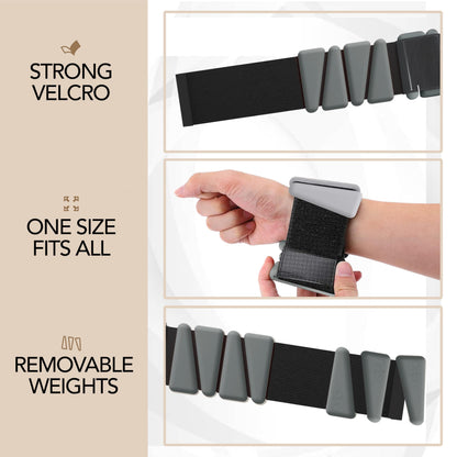 Wrist Weights - Adjustable Ankle Weights, Ideal for Home & Gym - Versatile Arm Weights, Intensify Workouts like Pilates & Yoga - Leg Weights for Walking, Gardening, Home Chores